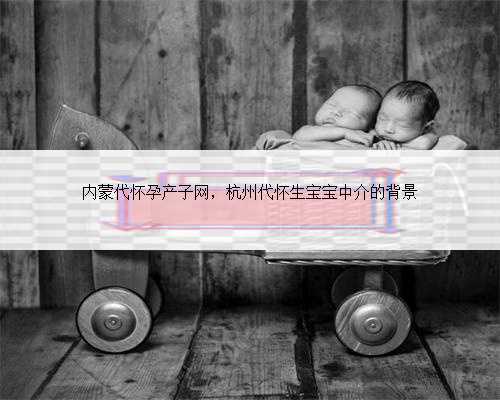 内蒙代怀孕产子网，杭州代怀生宝宝中介的背景