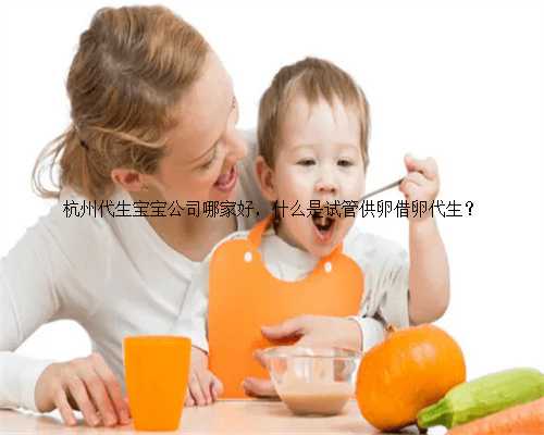 杭州代生宝宝公司哪家好，什么是试管供卵借卵代生？